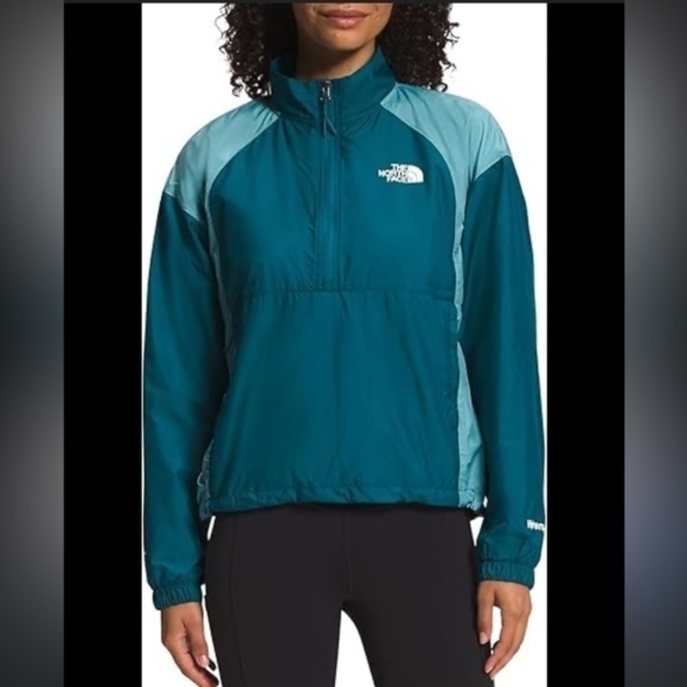 The NorthFace hydrenaline 2000 half zip pull over Reef Waters/Blue Coral jacket